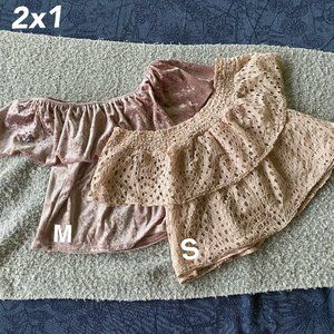 Pink Crop Tops